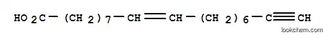 Molecular Structure of 166664-87-5 ((9E)-octadec-9-en-17-ynoic acid)