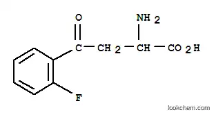 Molecular Structure of 168154-84-5 (Benzenebutanoic acid, a-amino-2-fluoro-g-oxo-)