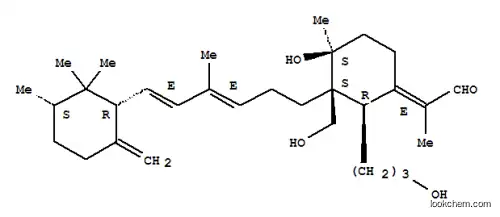 Propanal,2-[(2R,3S,4S)-4-hydroxy-3-(hydroxymethyl)-2-(3-hydroxypropyl)-4-methyl-3-[(3E,5E)-4-methyl-6-[(1R,3S)-2,2,3-trimethyl-6-methylenecyclohexyl]-3,5-hexadien-1-yl]cyclohexylidene]-,(2E)-