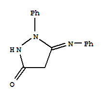 3-Pyrazolidinone,1-phenyl-5-(phenylimino)- cas  17326-40-8