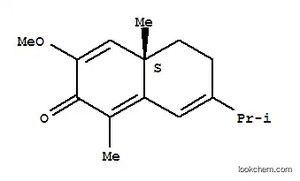 Molecular Structure of 173357-08-9 (2(4aH)-Naphthalenone,5,6-dihydro-3-methoxy-1,4a-dimethyl-7-(1-methylethyl)-, (4aS)-)