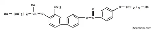 Molecular Structure of 176740-29-7 (Benzoic acid,4-(decyloxy)-, 4'-[(1-methylhexyl)oxy]-3'-nitro[1,1'-biphenyl]-4-yl ester)