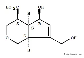 Molecular Structure of 178330-72-8 (Cyclopenta[c]pyran-4-carboxylicacid, 1,3,4,4a,5,7a-hexahydro-5-hydroxy-7-(hydroxymethyl)-, (4S,4aS,5R,7aS)-)