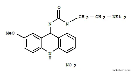 3H-Pyrimido[4,5,6-kl]acridin-2(7H)-one,3-[2-(diethylamino)ethyl]-10-methoxy-6-nitro-