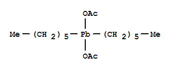 Plumbane,bis(acetyloxy)dihexyl- (9CI)