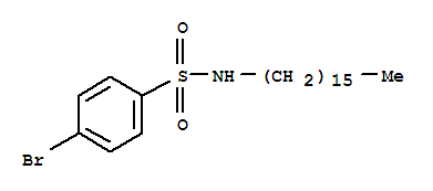 Benzenesulfonamide,4-bromo-N-hexadecyl- cas  1837-70-3
