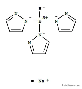 Molecular Structure of 18583-62-5 (SODIUM TRIS(1-PYRAZOLYL)BOROHYDRIDE)