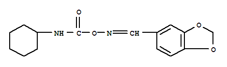 Piperonal,O-(cyclohexylcarbamoyl)oxime (8CI) cas  18795-70-5