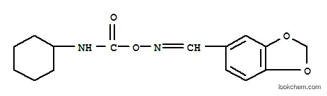 Molecular Structure of 18795-70-5 ({[(1,3-benzodioxol-5-ylmethylidene)amino]oxy}(cyclohexylamino)methanone)