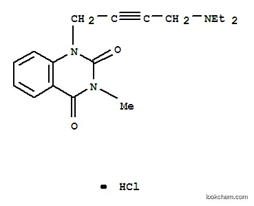 Molecular Structure of 1904-43-4 (1-[4-(diethylamino)but-2-yn-1-yl]-3-methylquinazoline-2,4(1H,3H)-dione hydrochloride (1:1))