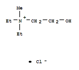 Ethanaminium,N,N-diethyl-2-hydroxy-N-methyl-, chloride (1:1)(19147-35-4)