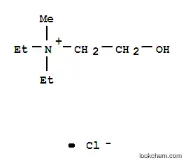 Ethanaminium,N,N-diethyl-2-hydroxy-N-methyl-, chloride (1:1)
