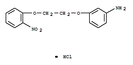 Benzenamine,3-[2-(2-nitrophenoxy)ethoxy]-, hydrochloride (1:1) cas  19157-77-8