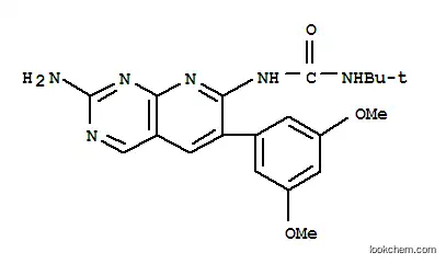 1-[2-Amino-6-(3,5-dimethoxyphenyl)pyrido[2,3-d]pyrimidin-7-yl]-3-tert-butylurea