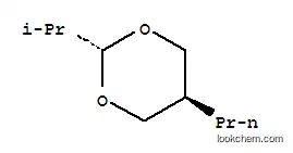 Molecular Structure of 19476-83-6 (2α-Isopropyl-5β-propyl-1,3-dioxane)