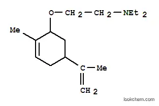 Molecular Structure of 20222-24-6 (N,N-diethyl-2-{[2-methyl-5-(prop-1-en-2-yl)cyclohex-2-en-1-yl]oxy}ethanamine)