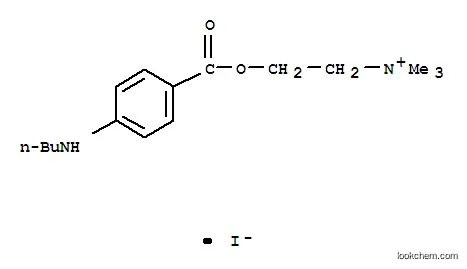 Molecular Structure of 2208-06-2 (2-{[4-(butylamino)benzoyl]oxy}-N,N,N-trimethylethanaminium)