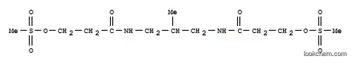 Molecular Structure of 23256-07-7 (9-methyl-2,2-dioxido-6,12-dioxo-3-oxa-2lambda~6~-thia-7,11-diazatetradecan-14-yl methanesulfonate)