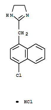 2-[(4-CHLORO-NAPHTHALEN-1-YL)METHYL]-4,5-DIHYDROIMIDAZOLIUM CHLORIDE