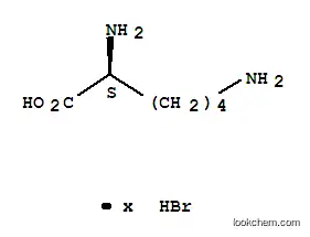 Molecular Structure of 24325-21-1 (L-lysine hydrobromide)