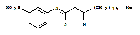 3H-Pyrazolo[1,5-a]benzimidazole-6-sulfonicacid, 2-heptadecyl-