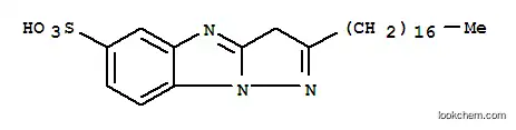 2-Heptadecyl-3H-pyrazolo(1,5-a)benzimidazole-6-sulphonic acid