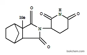 Molecular Structure of 26435-35-8 (2-(2,6-dioxopiperidin-3-yl)-3a-methylhexahydro-1H-4,7-methanoisoindole-1,3(2H)-dione)