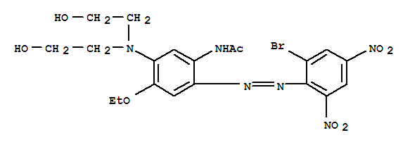N-[5-[bis(2-hydroxyethyl)amino]-2-[(2-bromo-4,6-dinitrophenyl)azo]-4-ethoxyphenyl]acetamide
