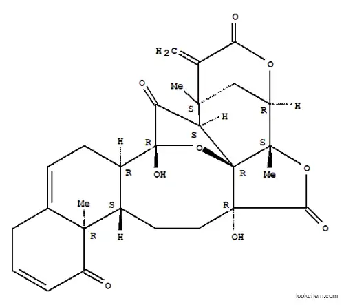 Molecular Structure of 27503-33-9 ((16β,22R)-14α,17-Epoxy-13,14,20,22-tetrahydroxy-1,15-dioxo-16,24-cyclo-13,14-secoergosta-2,5,25(27)-triene-18,26-dioic acid 18,20:26,22-dilactone)