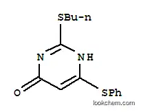 Molecular Structure of 284682-03-7 (2-(butylsulfanyl)-6-(phenylsulfanyl)pyrimidin-4(3H)-one)