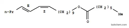 Molecular Structure of 28527-89-1 ((10E,12Z)-hexadeca-10,12-dien-1-yl heptanoate)