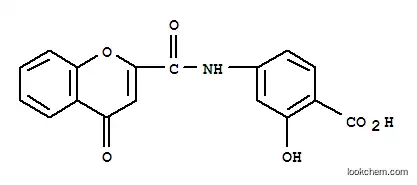 Molecular Structure of 32773-97-0 (2-(2-formamido-4-oxo-chromen-3-yl)oxybenzoic acid)