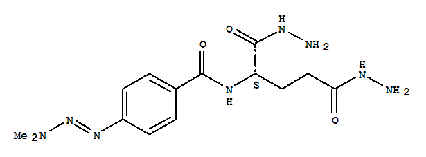 Glutamic acid,N-[p-(3,3-dimethyl-1-triazeno)benzoyl]-, dihydrazide, L- (8CI) cas  34136-28-2