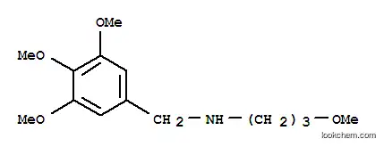 Molecular Structure of 34274-04-9 (N-(3-methoxypropyl)-3,4,5-trimethoxybenzylamine)