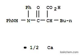 Molecular Structure of 34461-73-9 (calcium bis[2-butyl-3-(1,2-diphenylhydrazino)-3-oxopropionate])