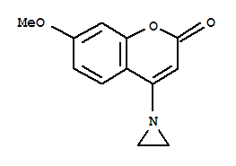 2H-1-Benzopyran-2-one,4-(1-aziridinyl)-7-methoxy- cas  3613-11-4
