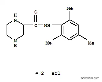 Molecular Structure of 36371-19-4 (N-(2,4,6-trimethylphenyl)piperazine-2-carboxamide dihydrochloride)