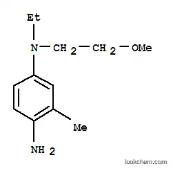 Molecular Structure of 38264-80-1 (N'-ethyl-N'-(2-methoxyethyl)-2-methylbenzene-1,4-diamine)
