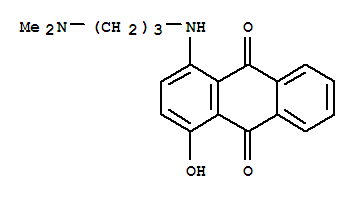 1-[3-(dimethylamino)propylamino]-4-hydroxyanthracene-9,10-dione