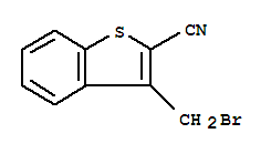 Benzo[b]thiophene-2-carbonitrile,3-(bromomethyl)- cas  39826-79-4