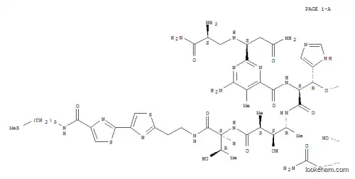 Molecular Structure of 41089-03-6 (N1-[3-(Methylthio)propyl]bleomycinamide)