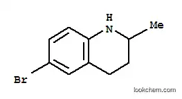 Molecular Structure of 42835-98-3 (6-BroMo-2-Methyl-1,2,3,4-tetrahydro-quinoline)