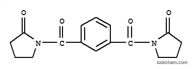 Molecular Structure of 43021-40-5 (2-Pyrrolidinone,1,1'-(1,3-phenylenedicarbonyl)bis- (9CI))