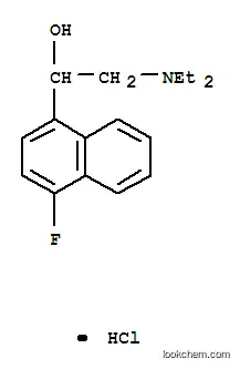 Molecular Structure of 439-52-1 (2-(diethylamino)-1-(4-fluoronaphthalen-1-yl)ethanol)