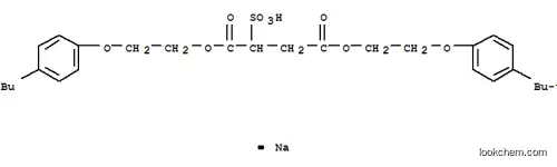 Molecular Structure of 4418-44-4 (1,4-bis[2-(4-tert-butylphenoxy)ethoxy]-1,4-dioxobutane-2-sulfonic acid)