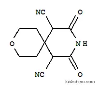 Molecular Structure of 4703-71-3 (3-Oxa-9-azaspiro[5.5]undecane-7,11-dicarbonitrile,8,10-dioxo-)