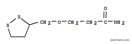 Molecular Structure of 4708-25-2 (Propanamide,3-(1,2-dithiolan-3-ylmethoxy)-)