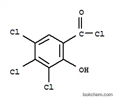 Molecular Structure of 50274-83-4 (3,4,5-trichloro-2-hydroxybenzoyl chloride)