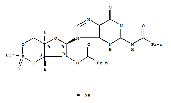 N2,2'-O-DIBUTYRYLGUANOSINE 3':5'-CYCLIC MONOPHOSP...
