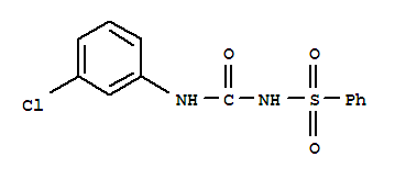 Benzenesulfonamide,N-[[(3-chlorophenyl)amino]carbonyl]- cas  51327-35-6